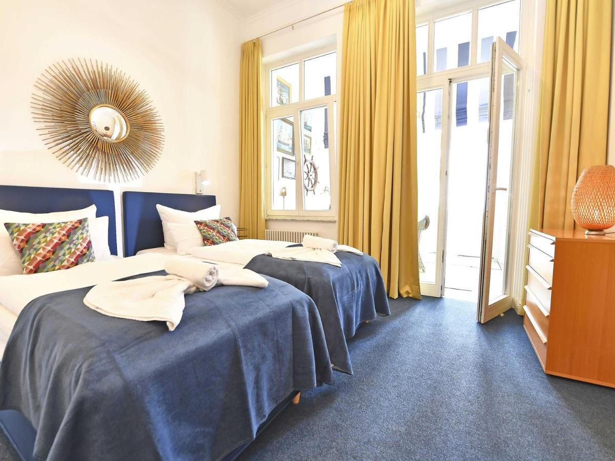 Villa Strandeck In Binz - Wg 1 Mit Meerblick, Terrasse, Wintergarten Kültér fotó