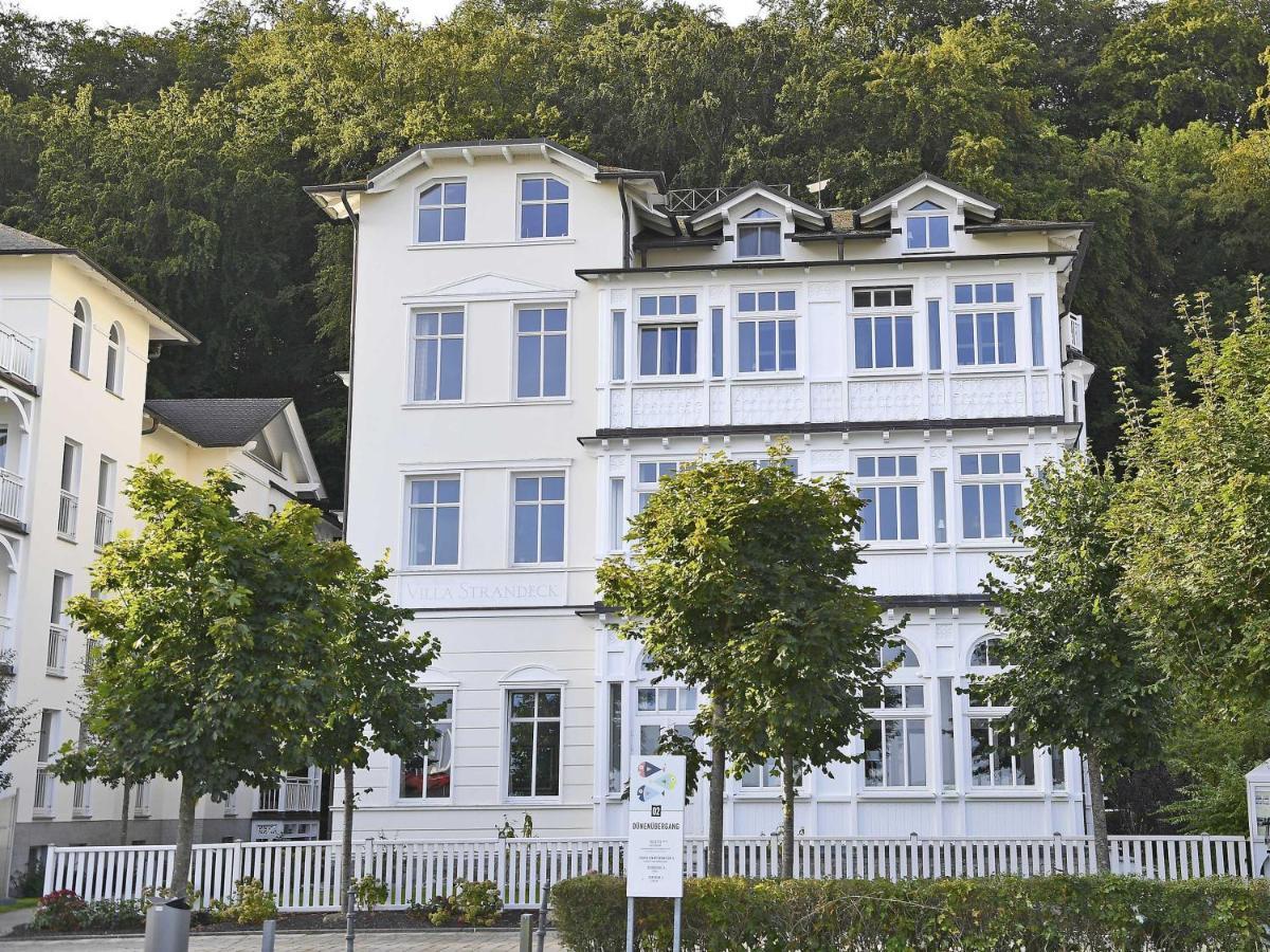 Villa Strandeck In Binz - Wg 1 Mit Meerblick, Terrasse, Wintergarten Kültér fotó