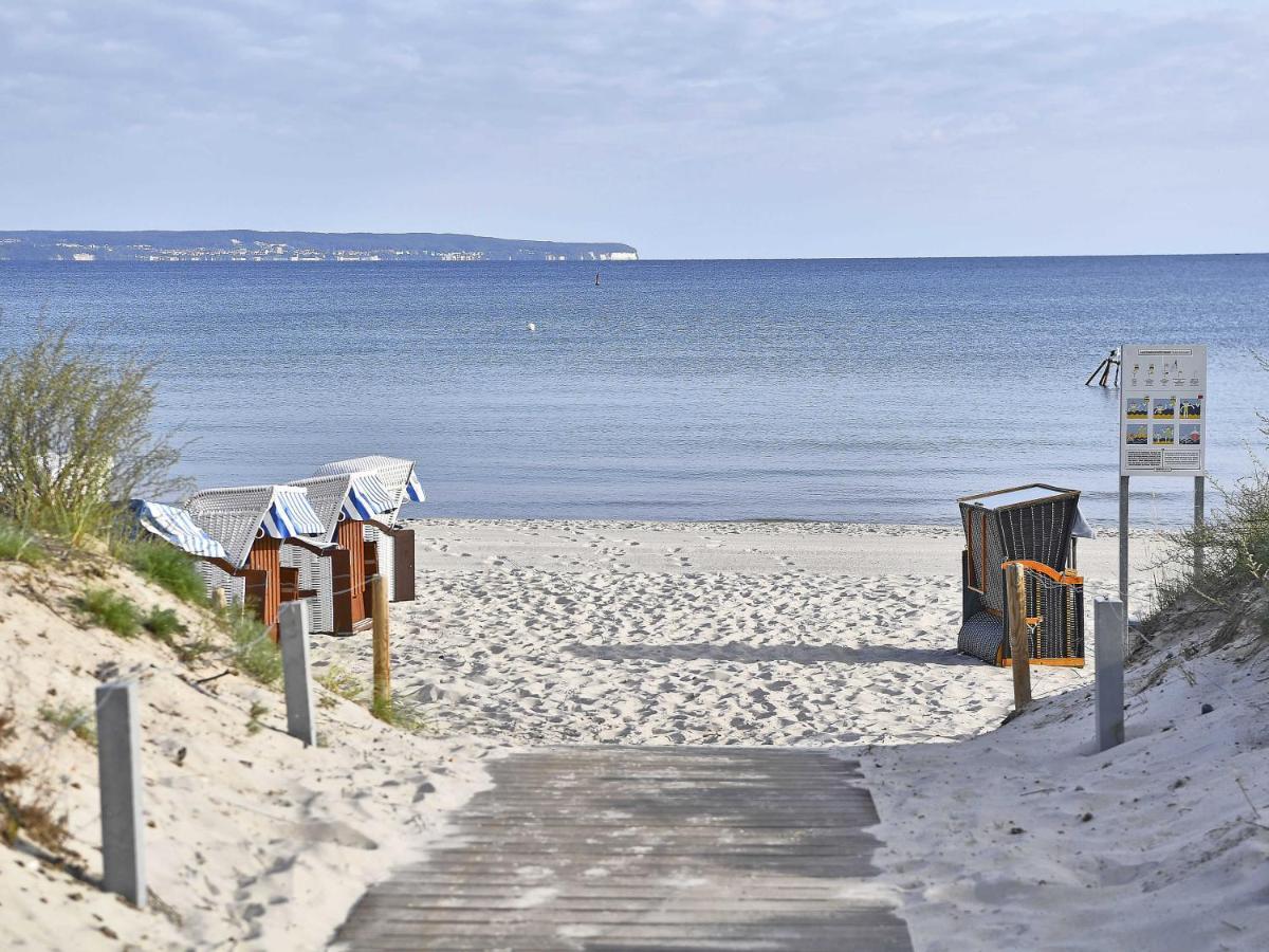 Villa Strandeck In Binz - Wg 1 Mit Meerblick, Terrasse, Wintergarten Kültér fotó